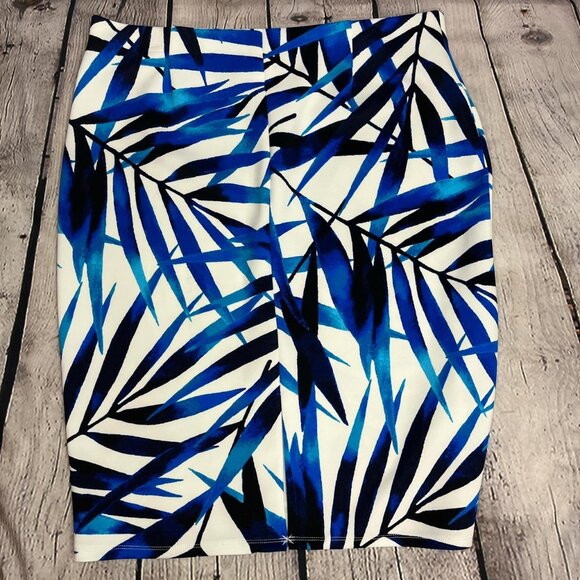 NYCC Bamboo Print Midi Skirt | Women's Size L - Picture 4 of 5